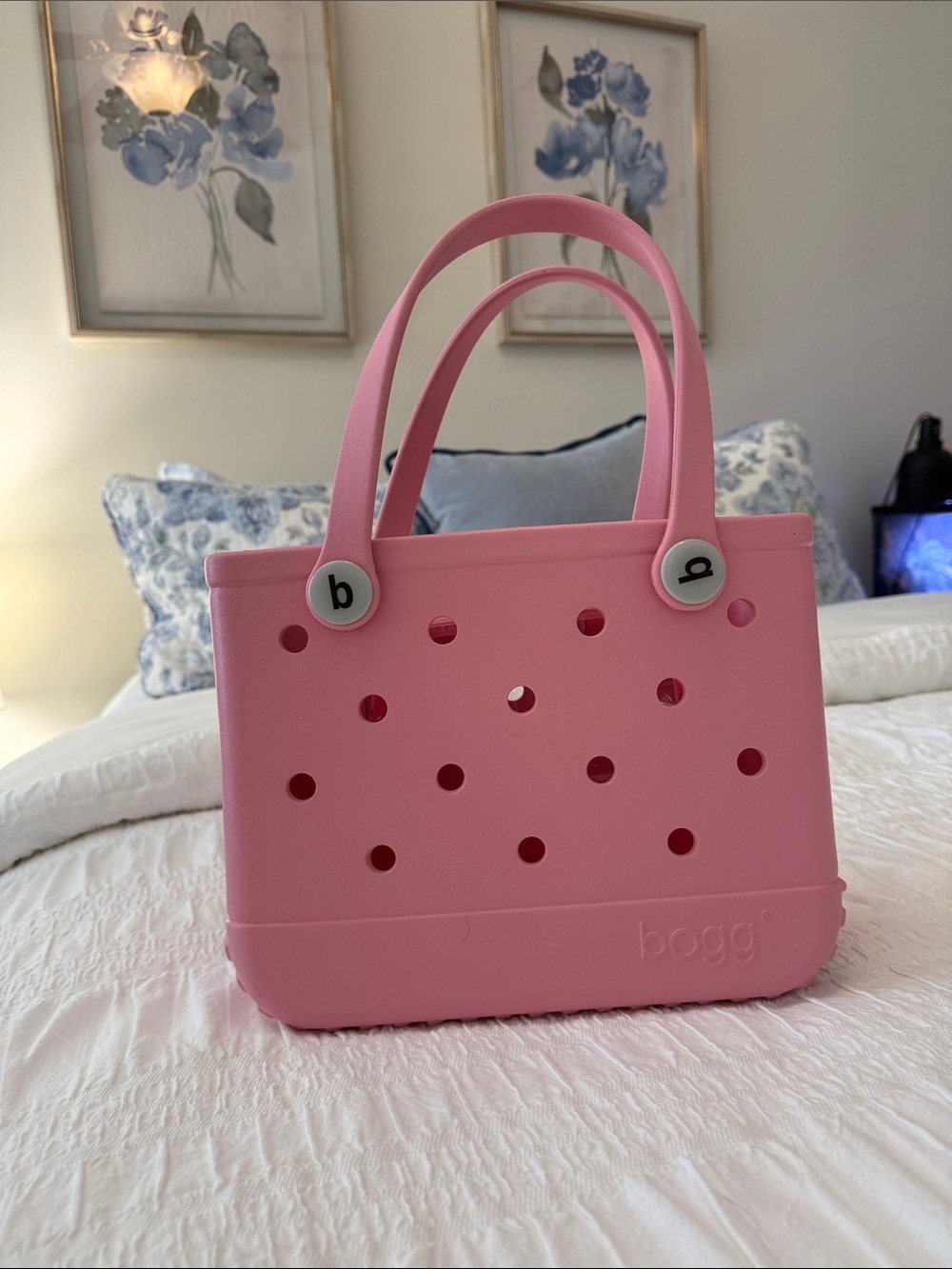 BOGG BAG Pink Tote with Dual Handles